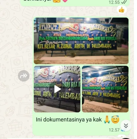 Pengiriman Papan Bunga Duka Warakas