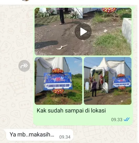 Pengiriman Karangan Bunga Warakas