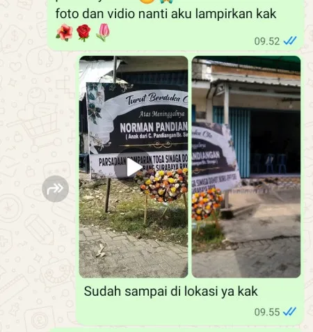 Pengiriman Karangan Bunga Warakas