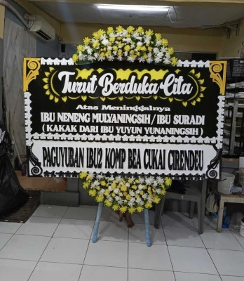 Papan Bunga di Warakas